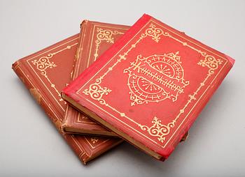 BÖCKER, 3 vol, Italiens Konstskatter, Carl Rupert Nyblom, 1875.