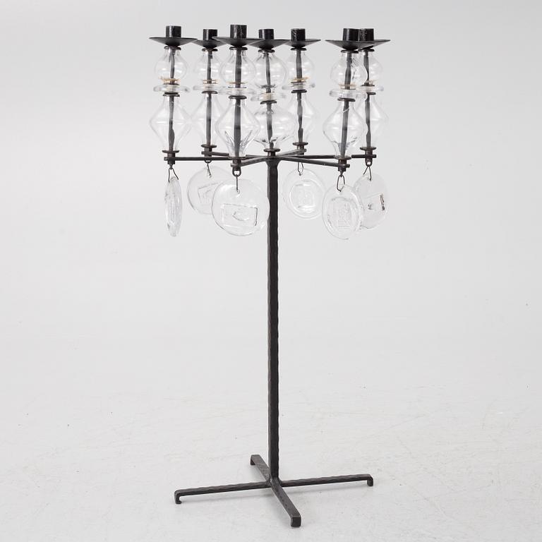 Erik Höglund, floor candle holder, Boda Smide.