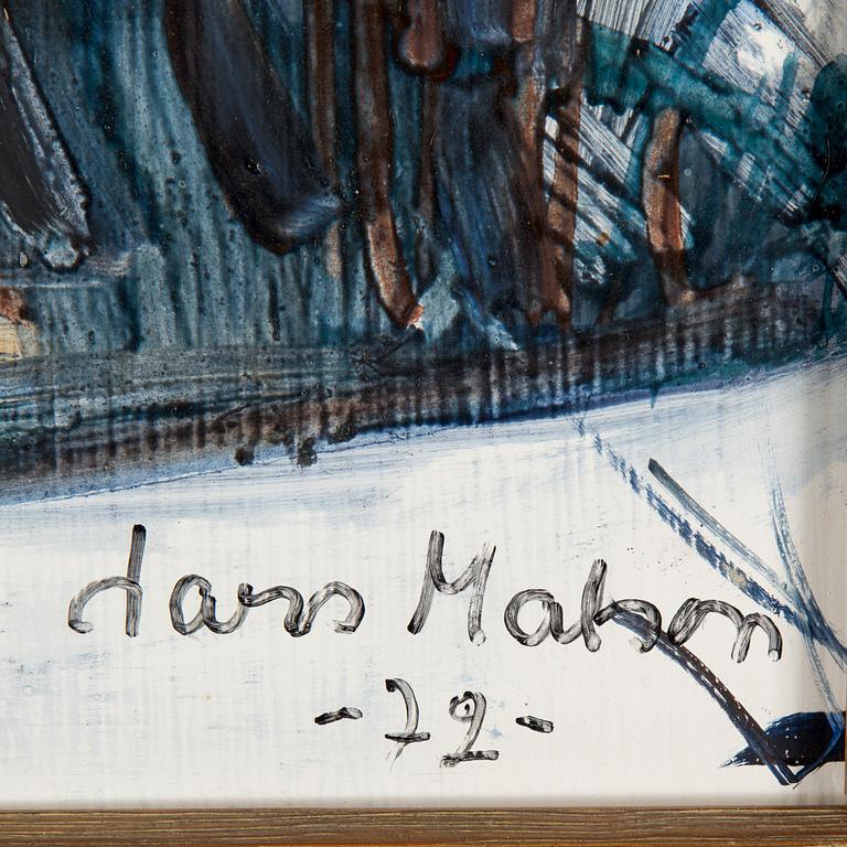 LARS MATSON, panel signed Lars Matson and dated 72.