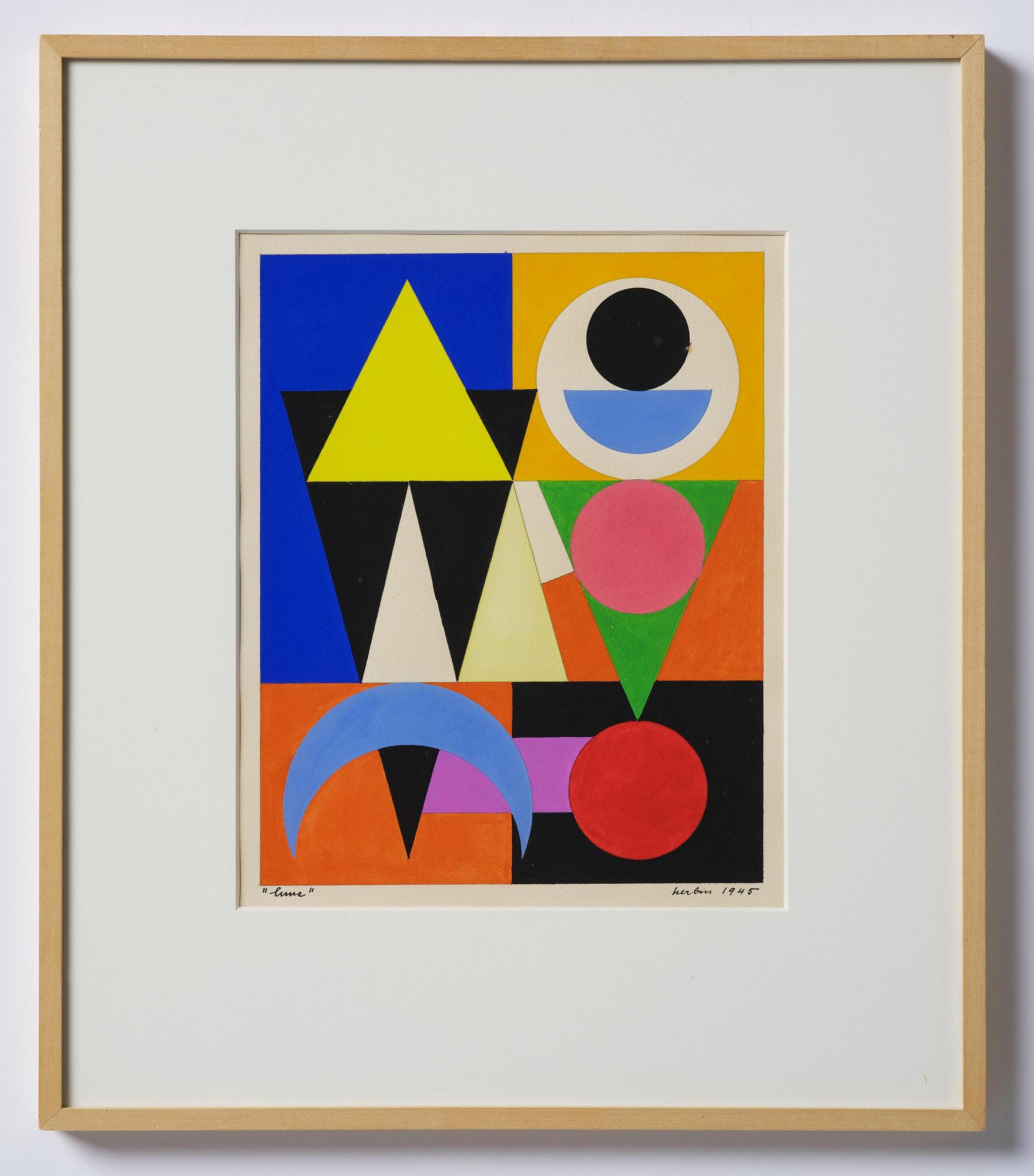Auguste Herbin, "Lune".