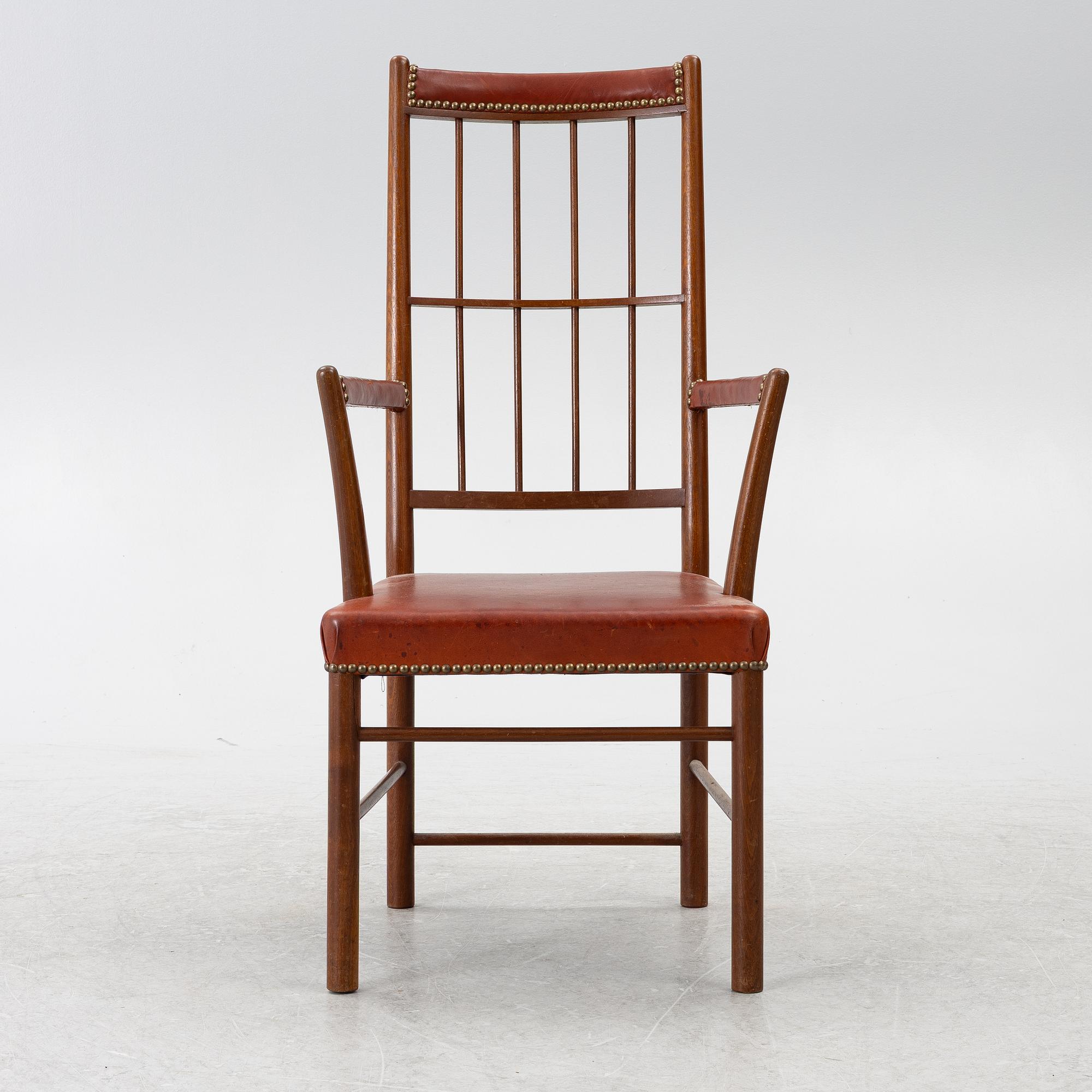 Josef Frank, karmstol, modell 652, Firma Svenskt Tenn.