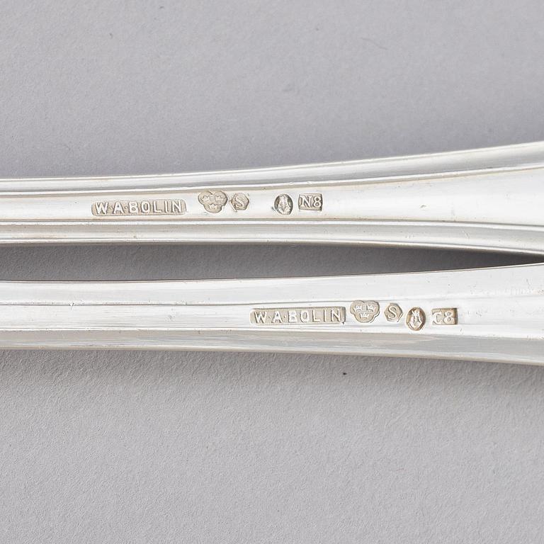 A silverware set, model 'I', 167 pieces, W.A. Bolin, Stockholm 1924-1944.