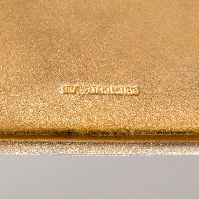 CIGARETTETUI, silver, Heikki Kaksonen, Helsingfors 1945.
