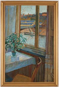 AXEL NILSSON, olja på duk, signerad.