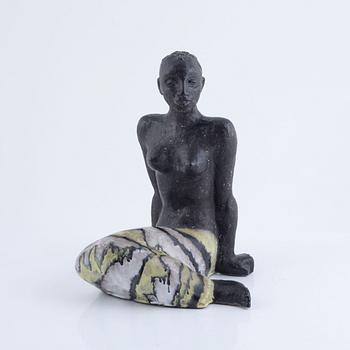 Vicke Lindstrand, sculpture, "Seated Woman", Upsala Ekeby, 1947-48.