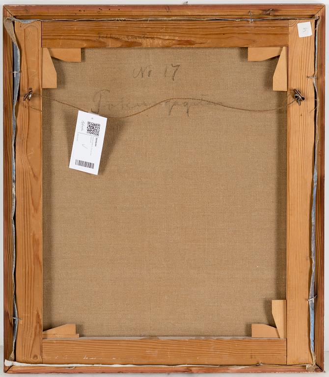 A Stockholm Söder street scene by ARON GERLE, oil on canvas, signed.