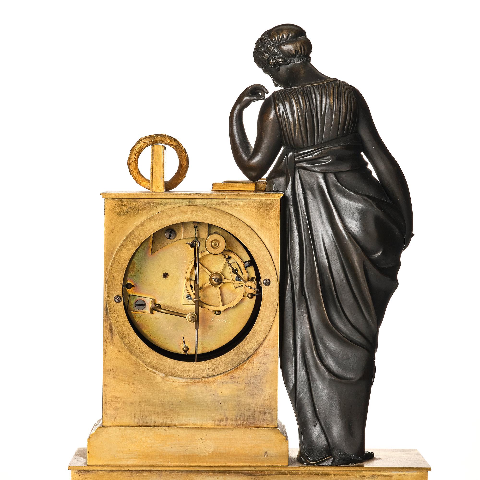 Bordspendyl, av Antoine André Ravrio, Paris (1759-1814), Empire.