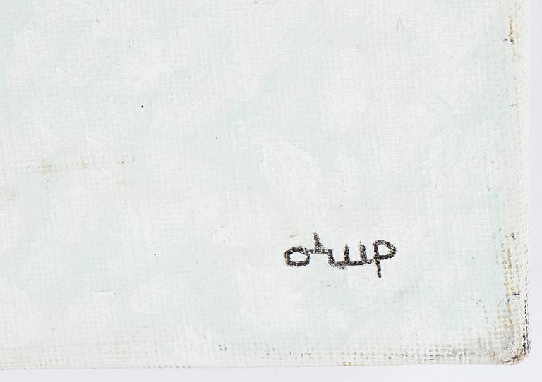 Bengt Orup, oil on canvas, signed.