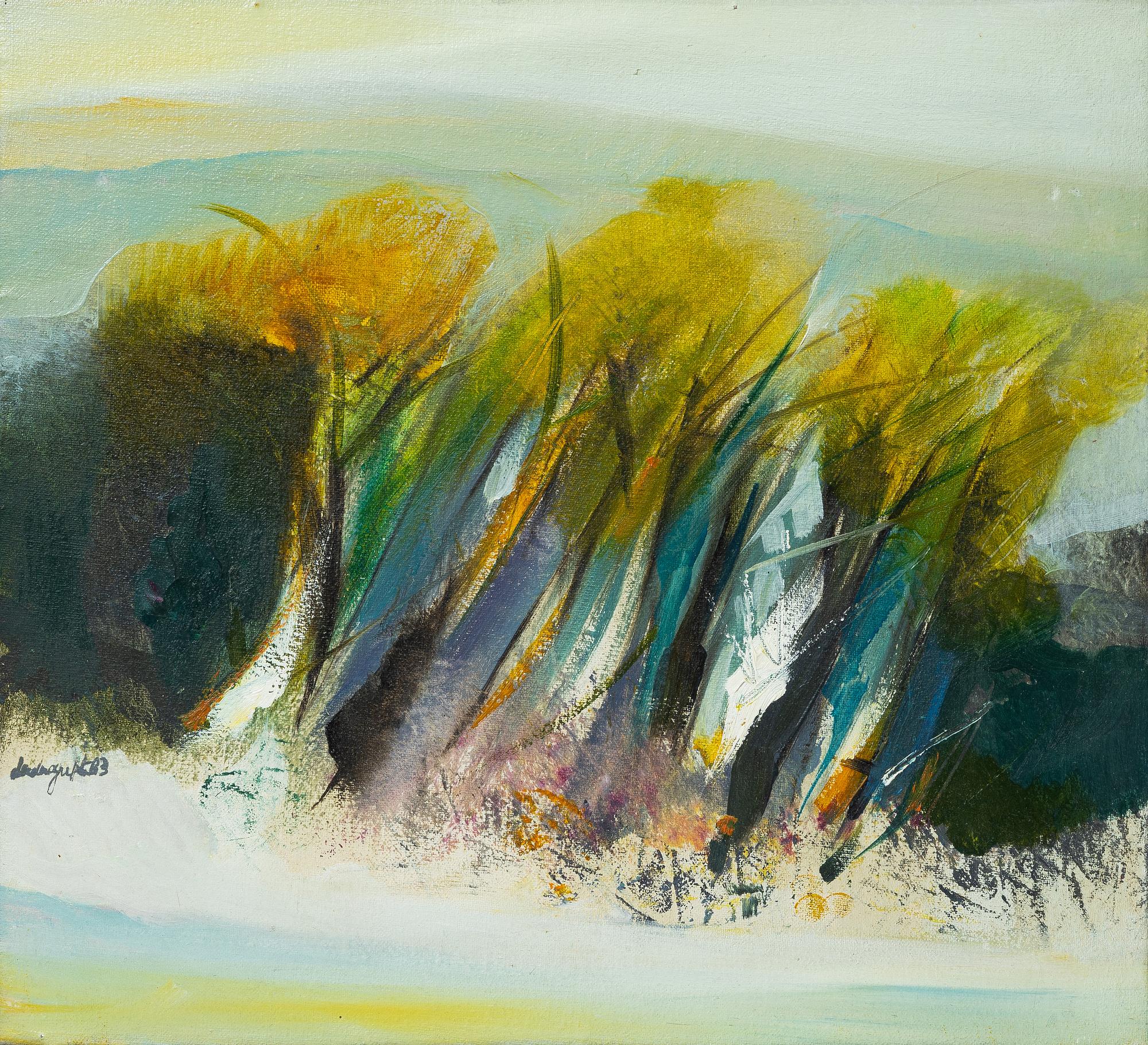 Dilip Dasgupta, Two landscapes.