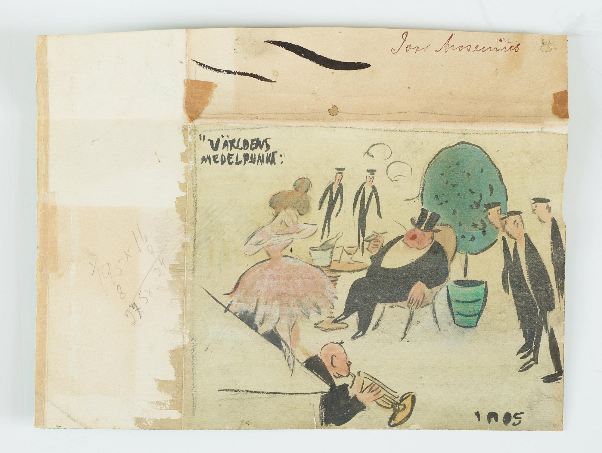 Ivar Arosenius, "Världens medelpunkt".