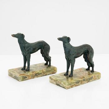 A pair of bookends, first half of the 20th Century.