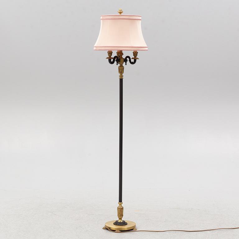 Einar Bäckström's Metal Goods Factory, floor lamp, model 5502, circa mid-20th century.