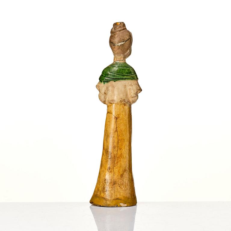 Figuriner, lergods. Sui/Tangdynastin.