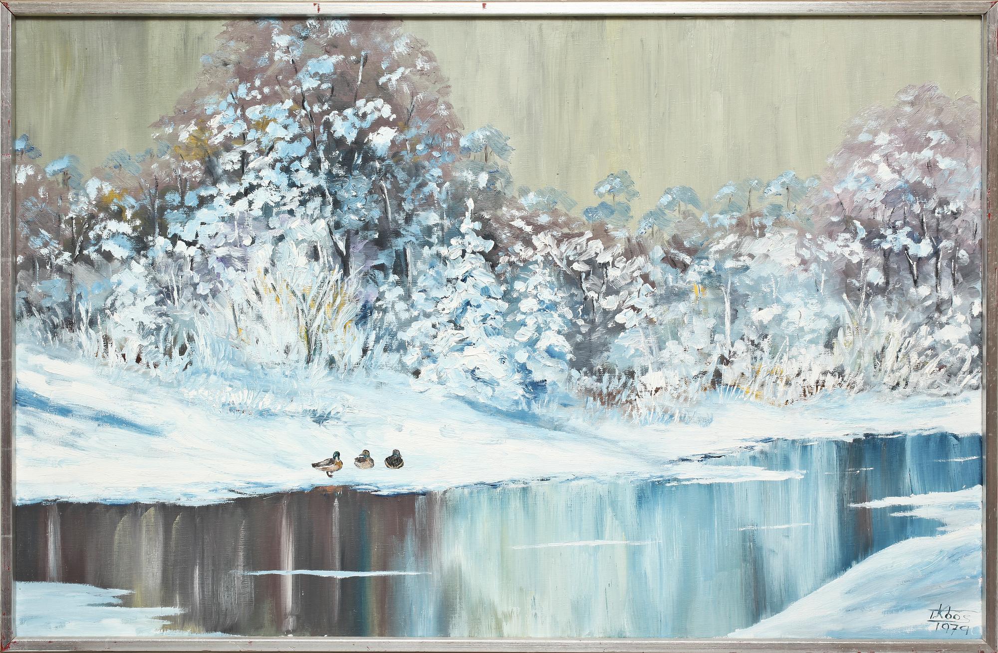 TIBOR KOOS, olja på duk, sign och dat 1979.