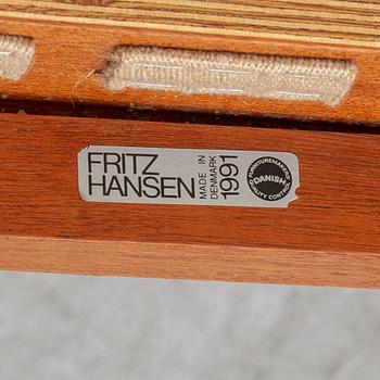 HANS J WEGNER, a cherry wood China chair from Fritz Hansen, Denmark, 1991.