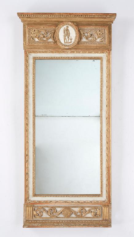 SPEGEL, sengustaviansk, omkring 1800.