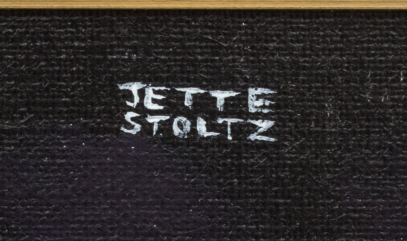 JETTE STOLTZ, olja på duk, signerad a tergo märkt 1983.