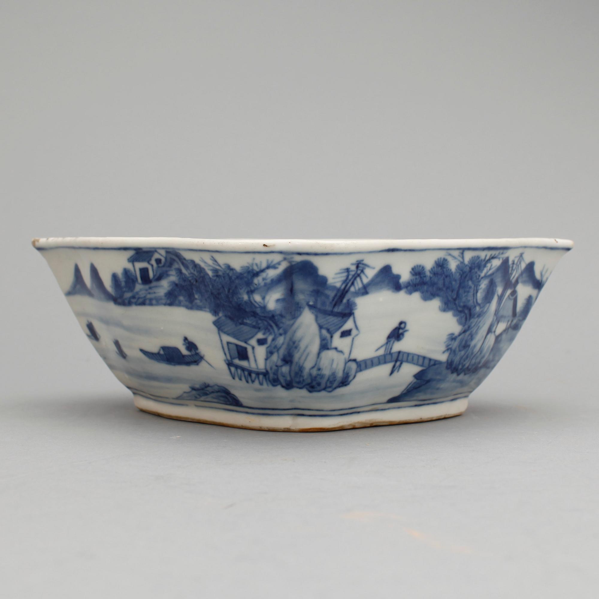 SKÅL, porslin, Kina 1800-tal.