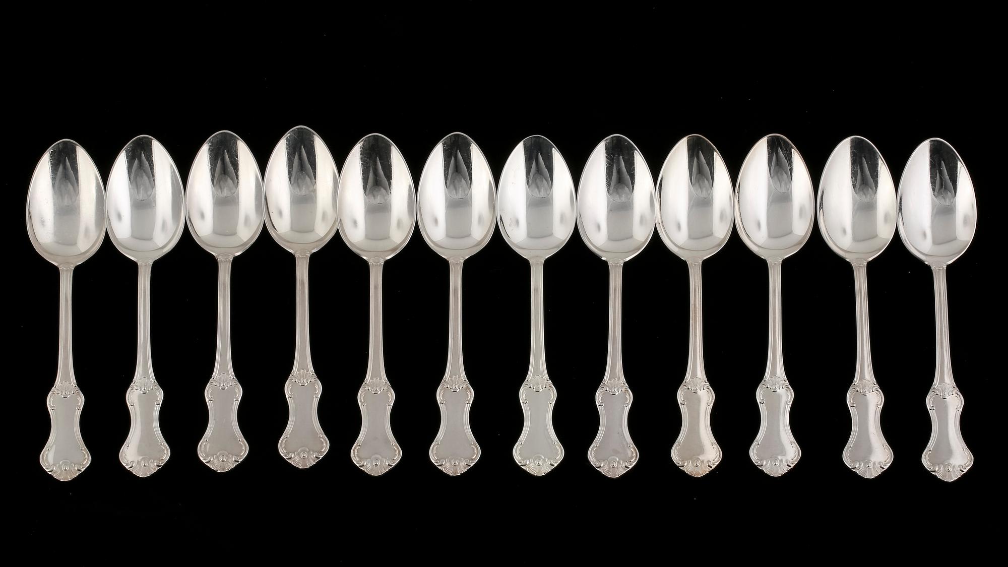 MATBESTICK, "Patricia", 62 delar, silver, ca 2100 g.