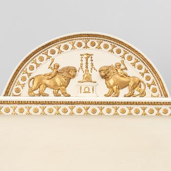 Säng, Stockholmsarbete, omkring år 1800, Sengustaviansk.
