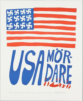 Carl Johan De Geer,  "USA mördare" (Stora bilden).