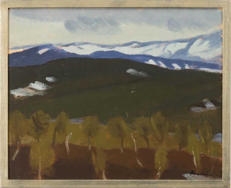 Vera Frisén, Mountain landscape.