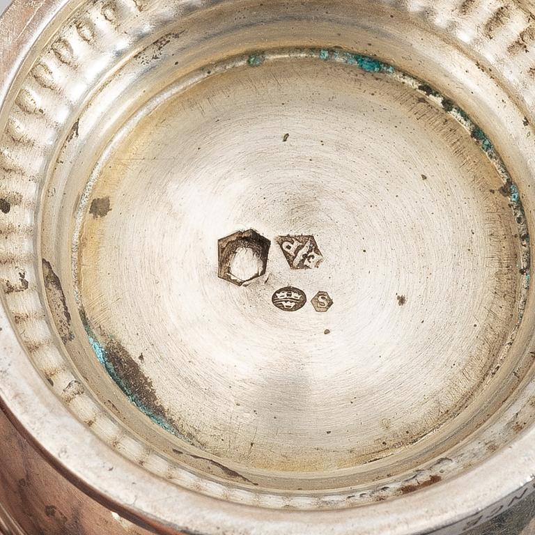Silver, 7 delar, bl a Öhmans, Lycksele 1968.
