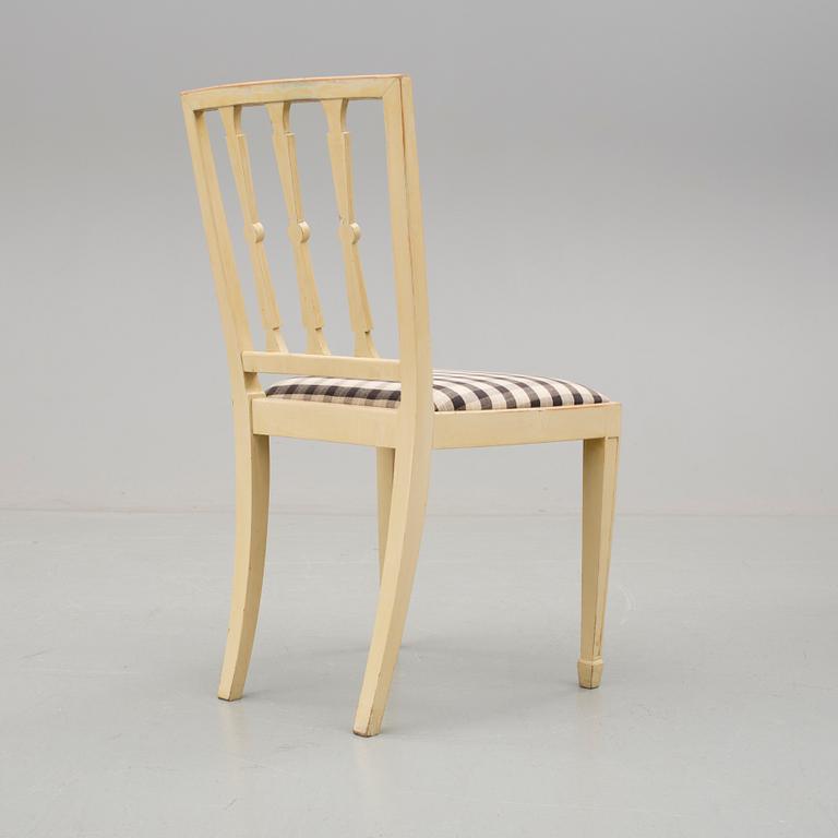 STOLAR, 6 stycken, 1900-talets första hälft.