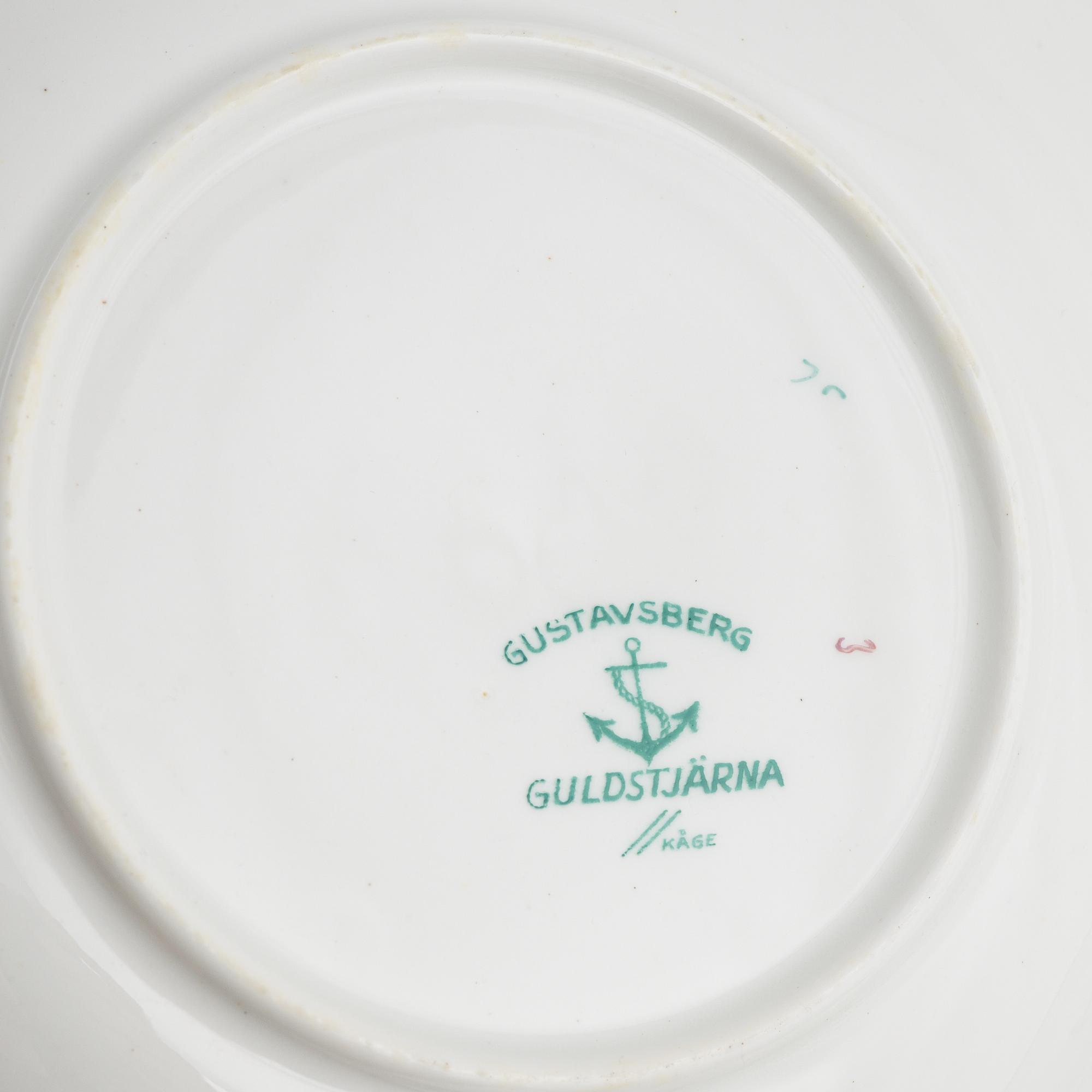 Wilhelm Kåge, 95 pieces, 'Guldstjärnan', Gustavsberg.