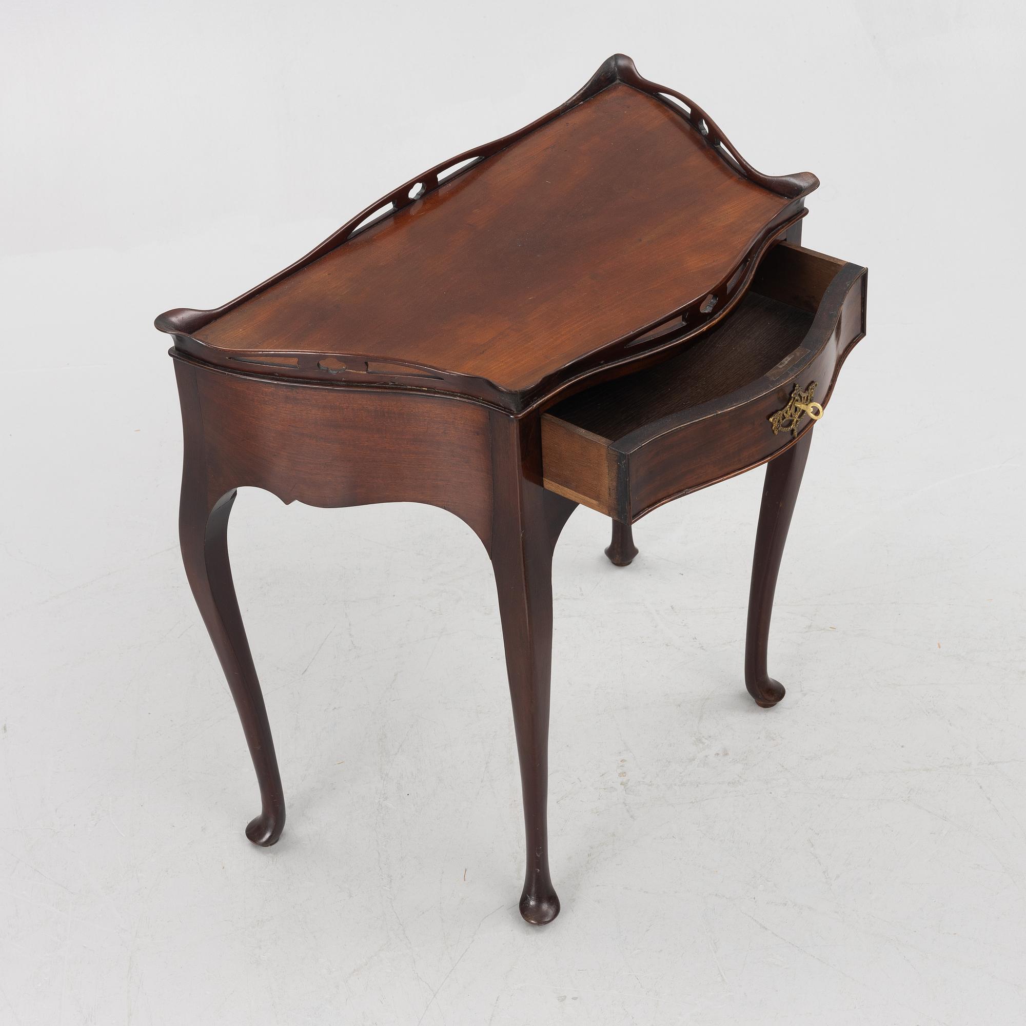 A table, circa 1900.
