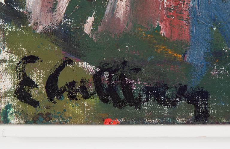 ERLAND CULLBERG, olja på duk, signerad.