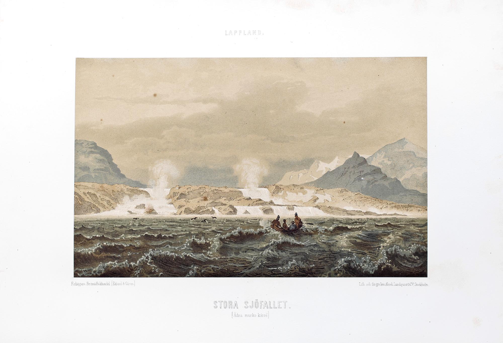 MAPP, "Lappland, dess natur och människor.." av Carl Anton Pettersson, Stockholm 1866.