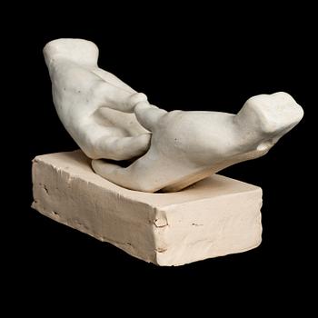 Anna Hackman, skulptur, "Meditation", signerad Hackman -03.