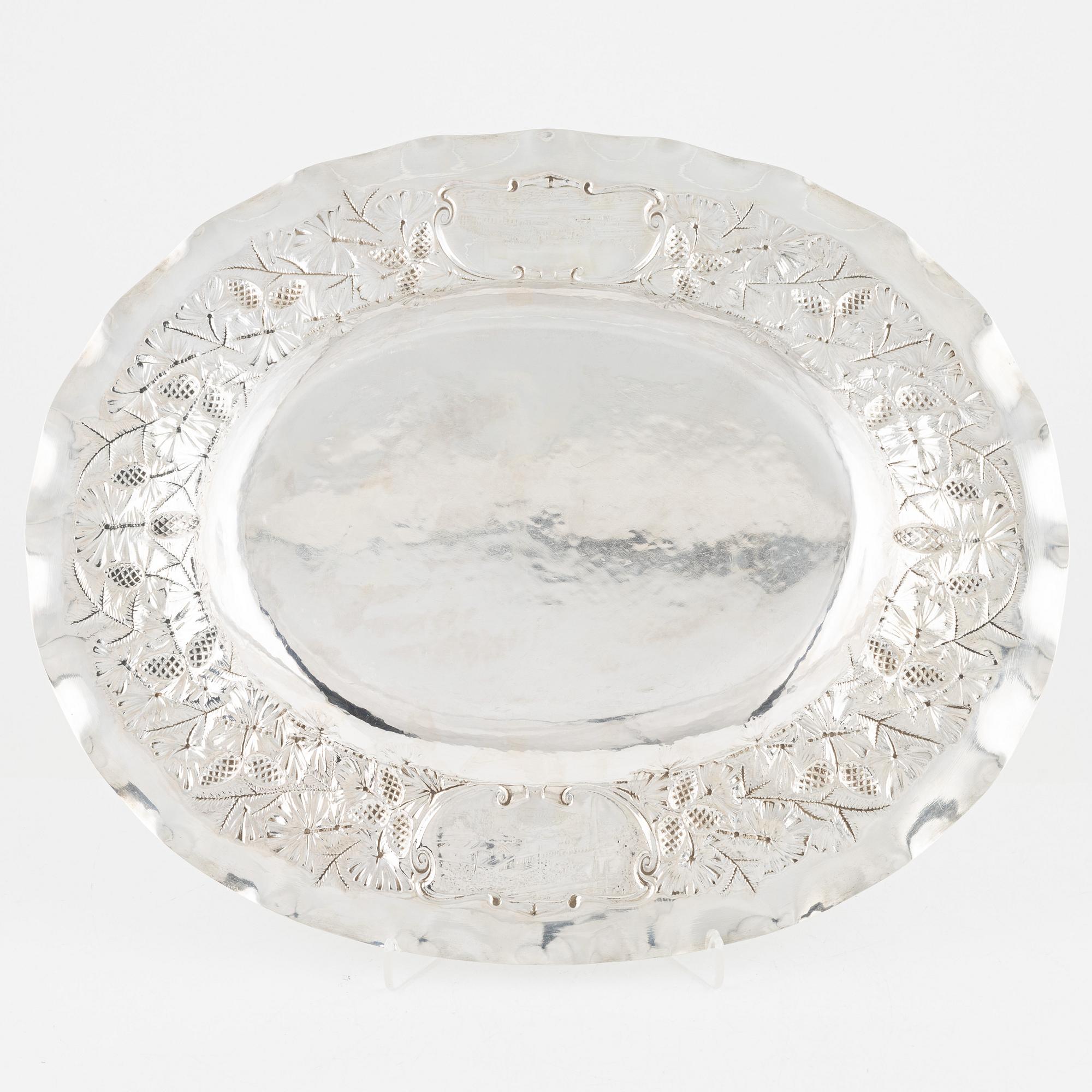 Presenterfat, CG Hallberg, Stockholm, 1909.