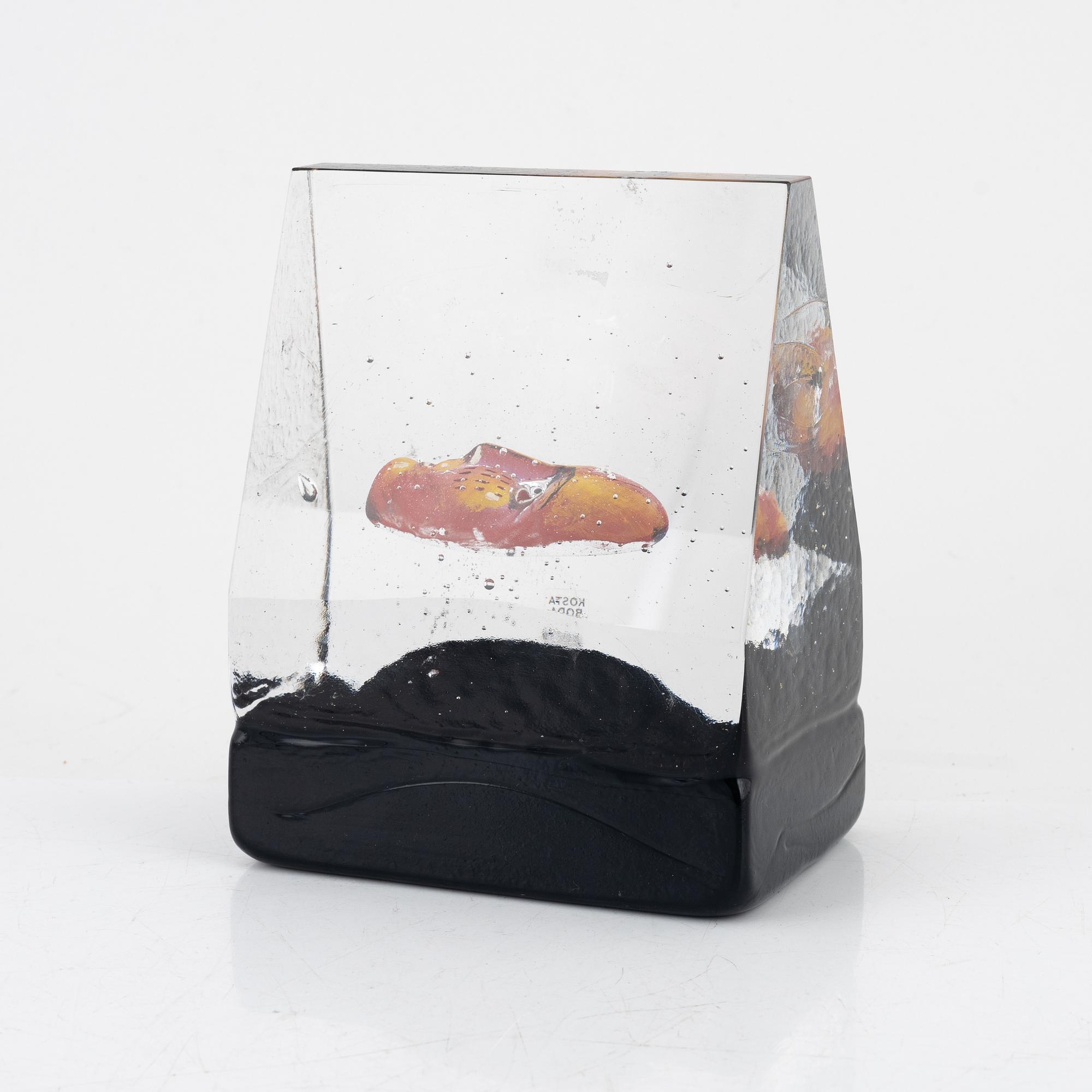 Bertil Vallien, skulptur, glas, Kosta Boda.