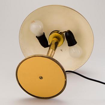 A mid-20th century table lamp for Itsu, Finland.