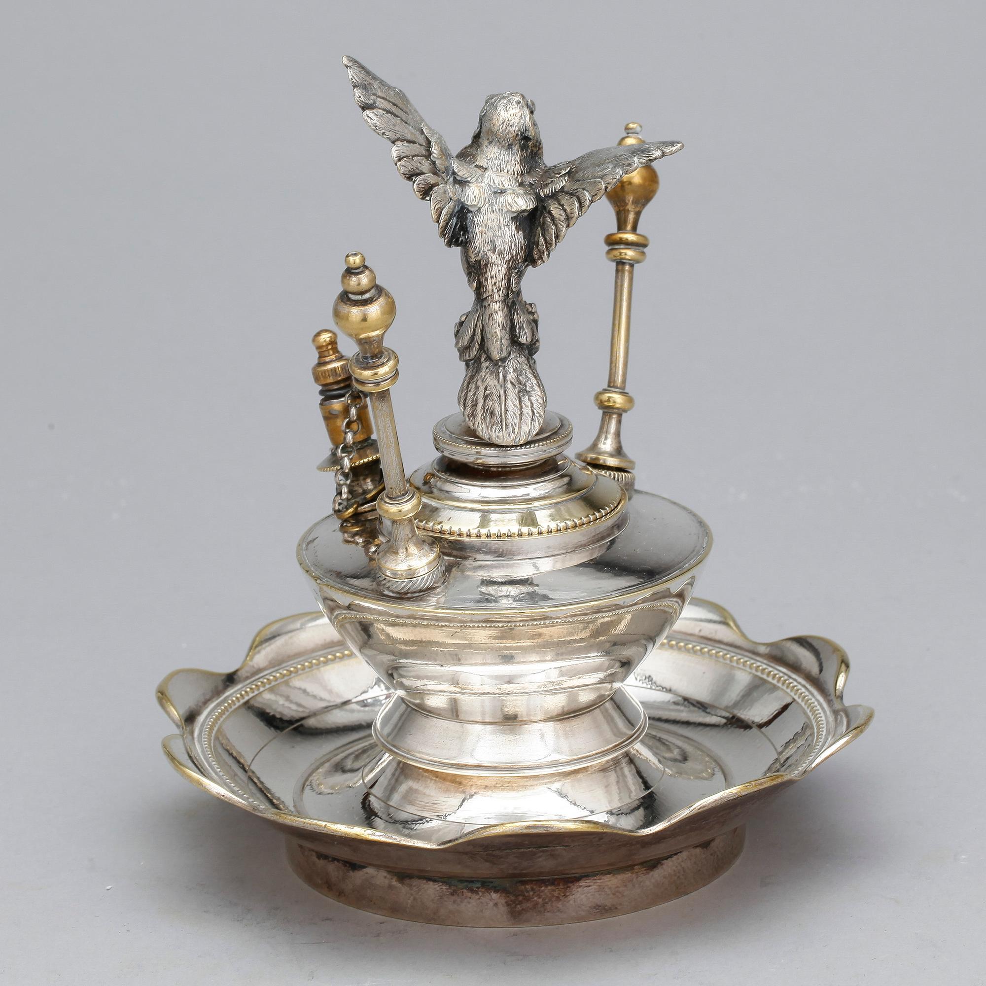 PARFYMBRÄNNARE, pläter, 1800-tal.