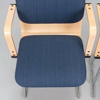 Yrjö Kukkapuro, a pair of 1980s  "Sirkus" armchairs, Avarte.