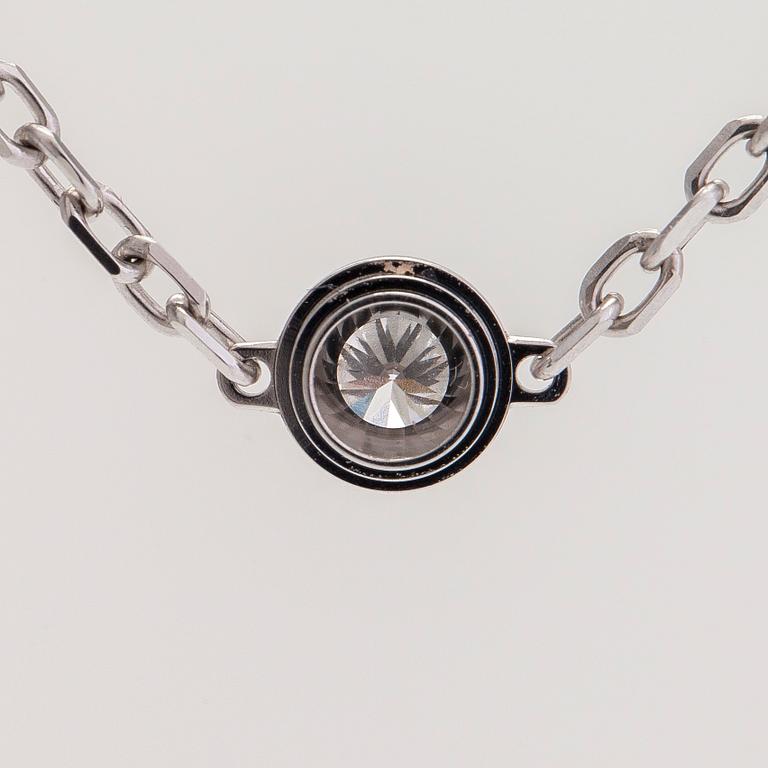 Cartier, armband, "d'Amour", 18K vitguld med en diamant, ca 0.06 ct.
