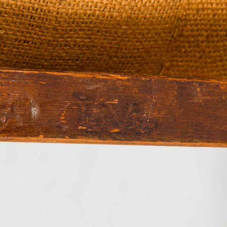 A pair of stools by Johan Adam Vogt, Tukholma (1834 till 1843).