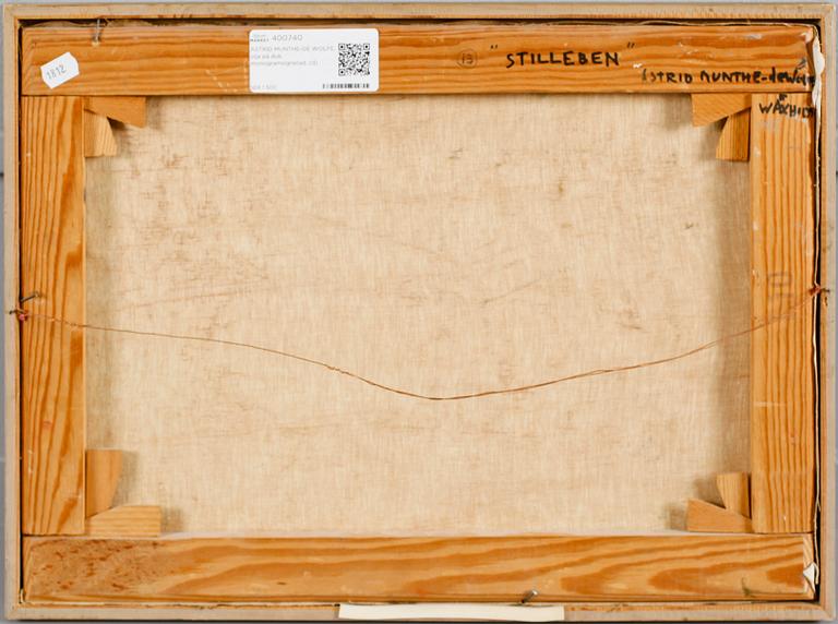 ASTRID MUNTHE-DE WOLFE, olja på duk, monogramsignerad.