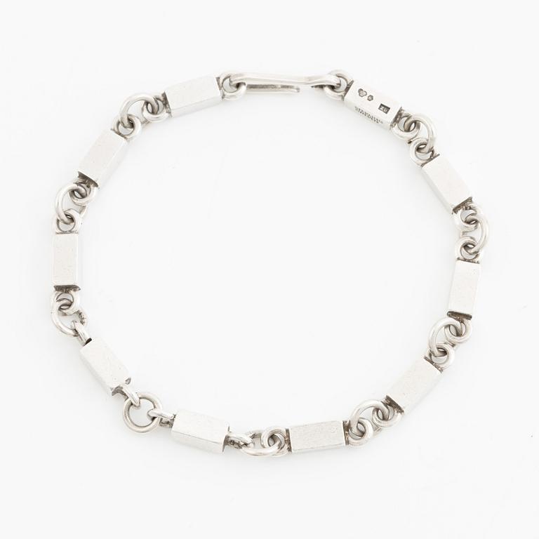 Wiwen Nilsson, armband, sterlingsilver, Lund 1974.