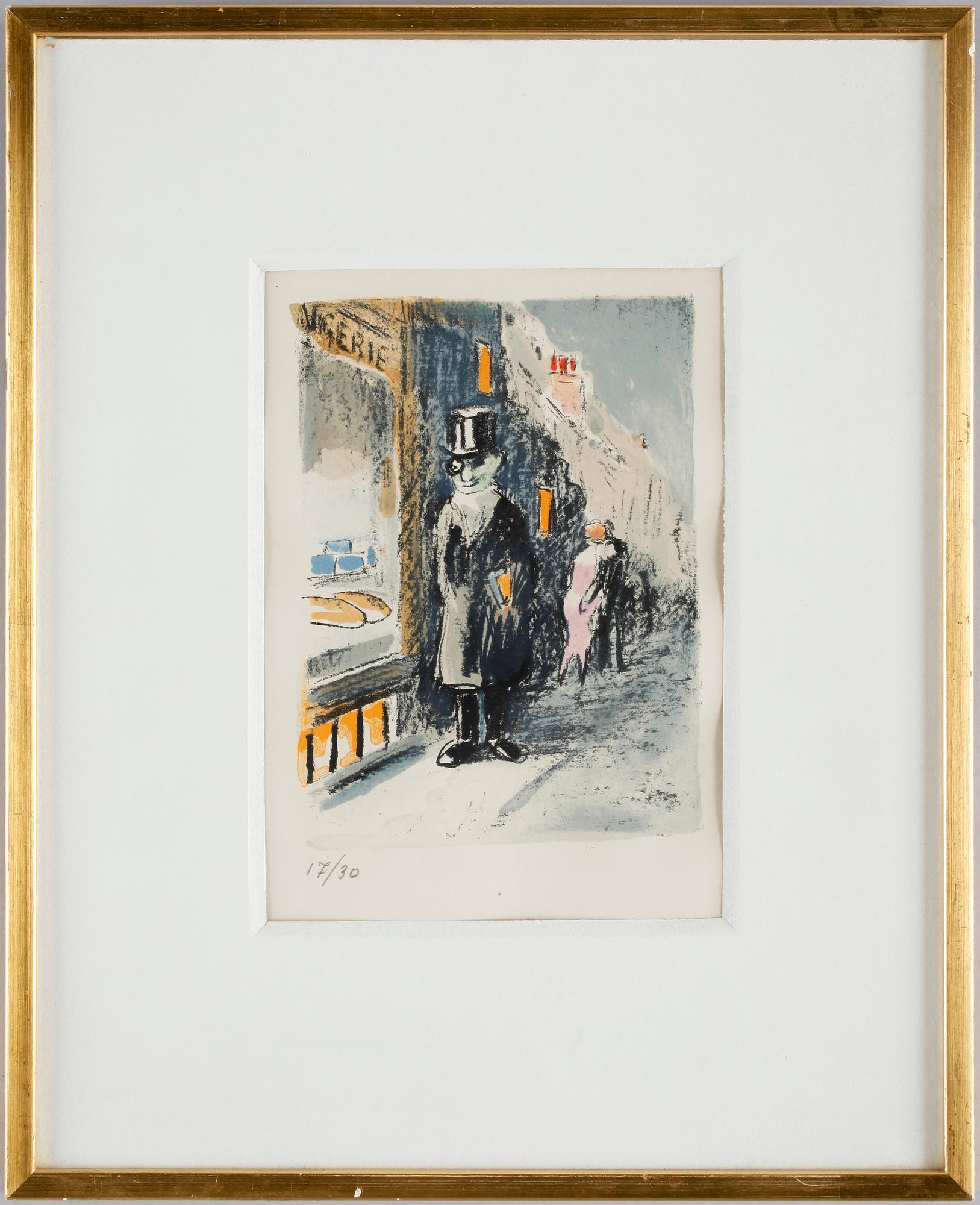KEES VAN DONGEN, efter, färglitografi, numr 17/30.
