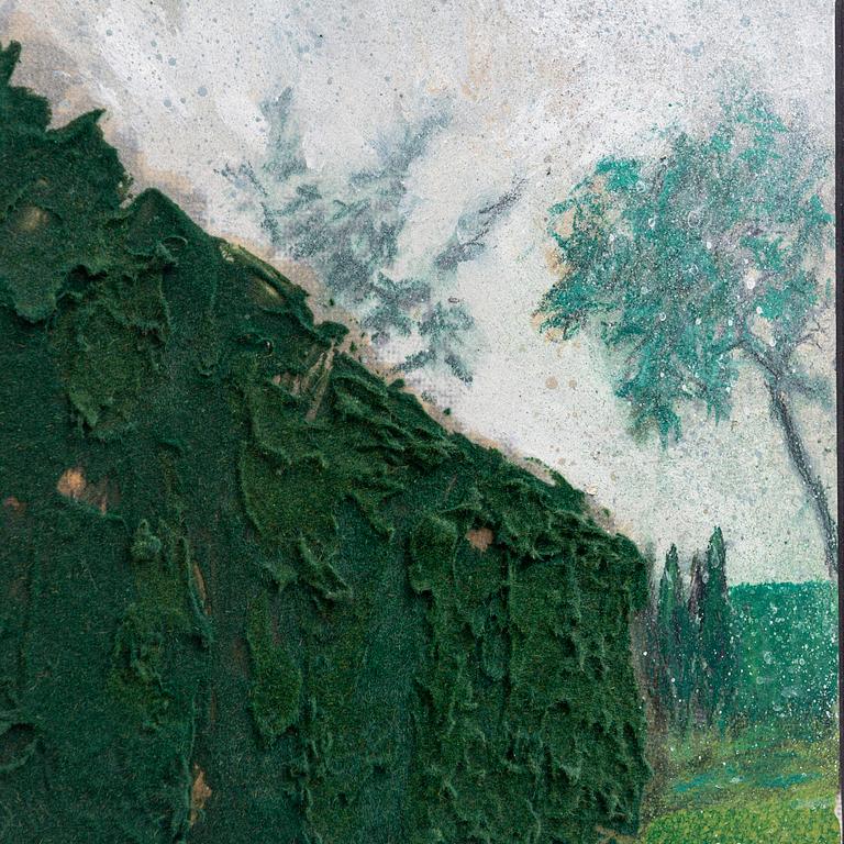 Ivor Abrahams, mixed media signerad och daterad (?).