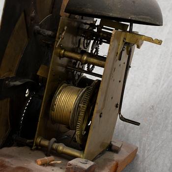 A mahogany long case clock by George Payne Ludlow (1743-1795).