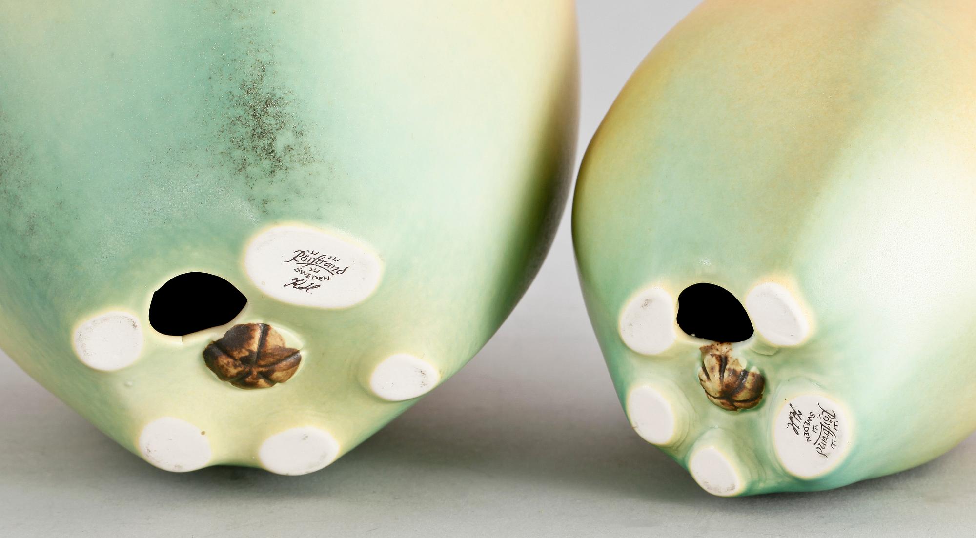 FIGURINER, 2 st, porslin, Kerstin Hörnlund, Rörstrand.