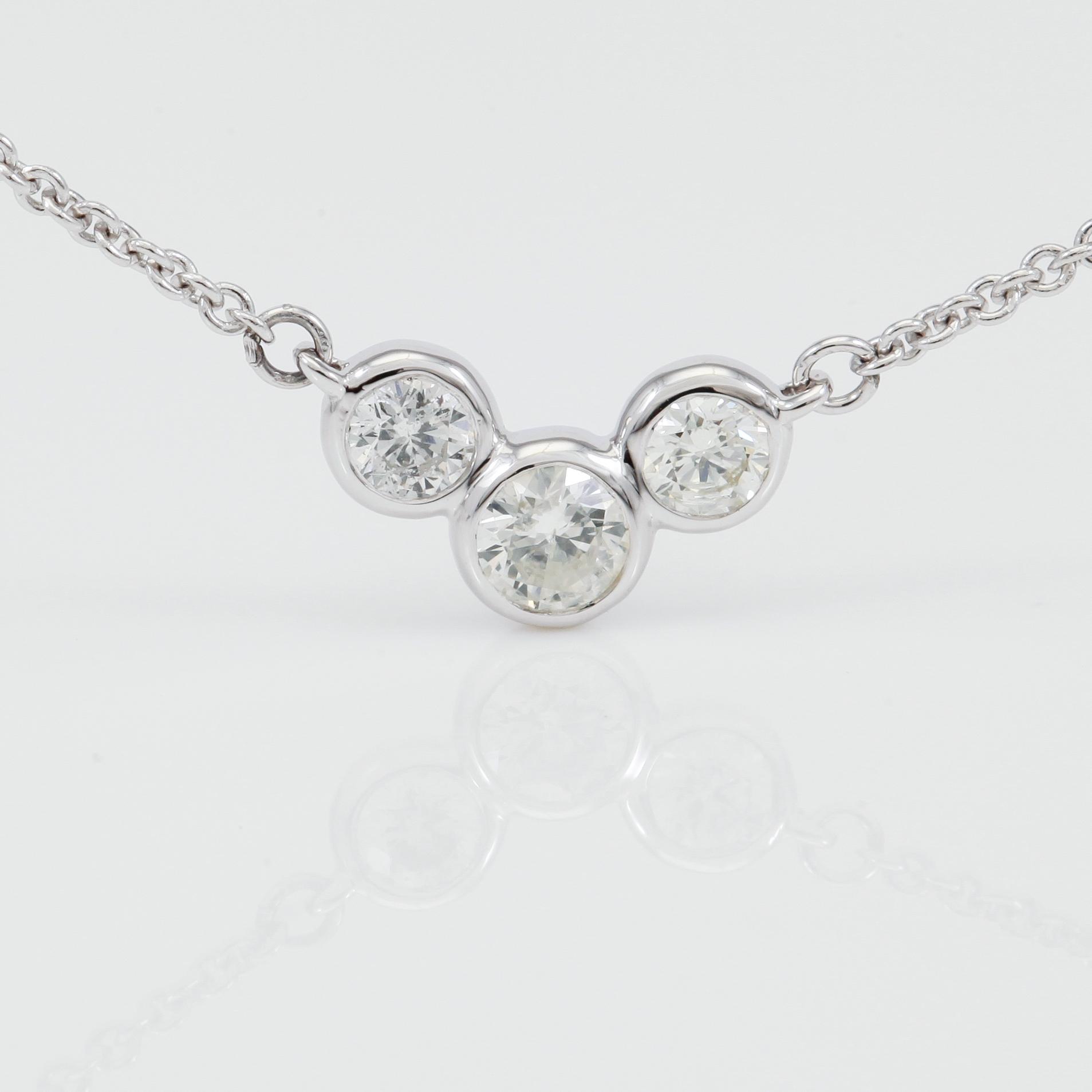 COLLIER, briljantslipade diamanter totalt ca 0.28 ct.