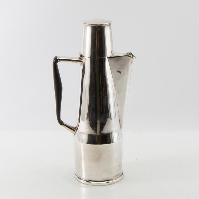 Bertil Berggren Askenström, kanna, silver, Stockholm, 1977.