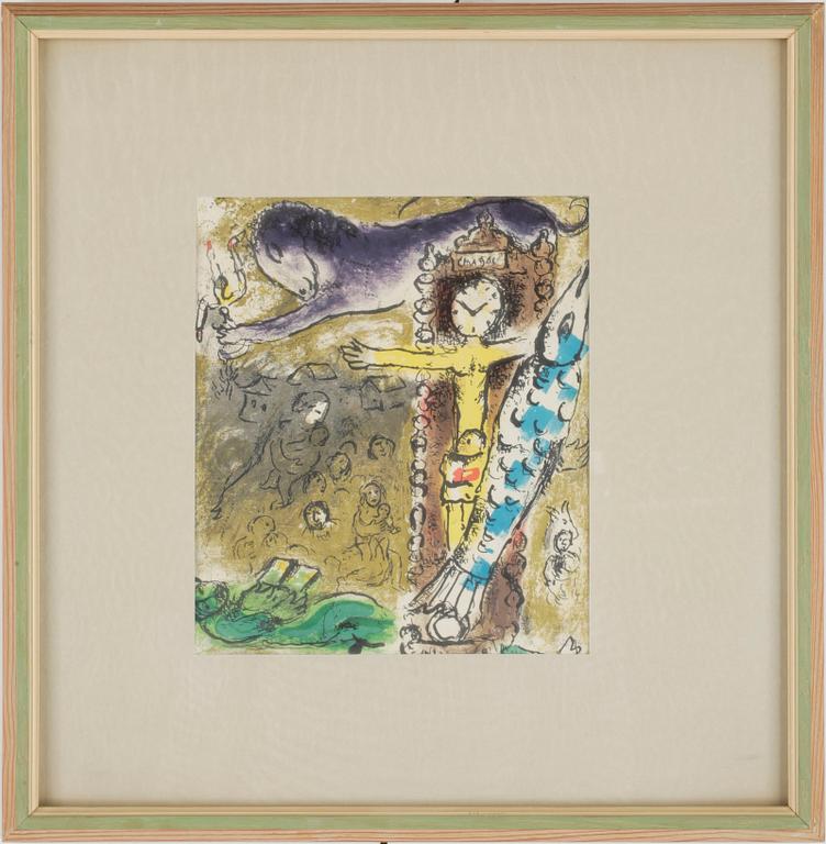 MARC CHAGALL, efter, litografi på bokomslag.