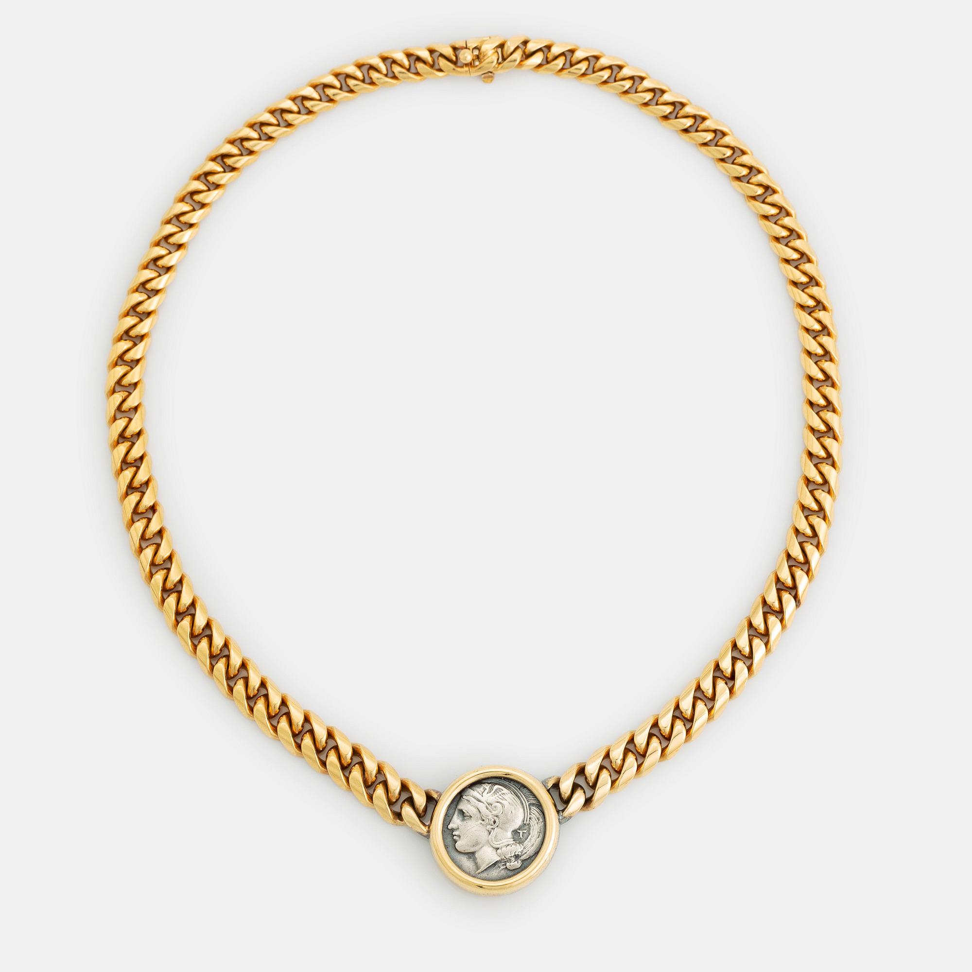 A Bulgari "Monete" necklace.